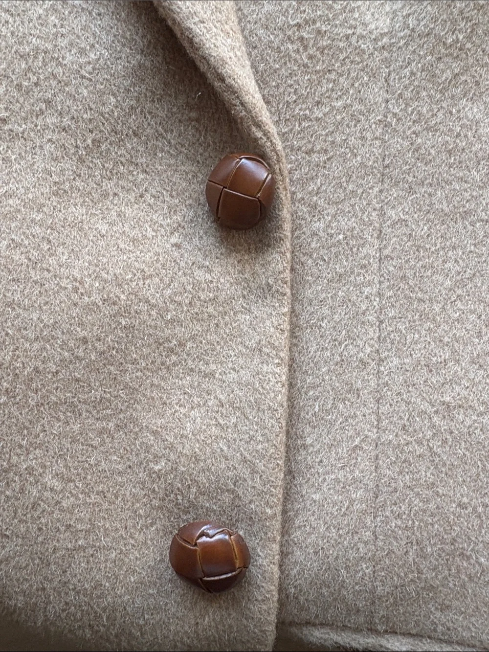 Vintage Camel Hair Beige Tan Sport Coat Overcoat